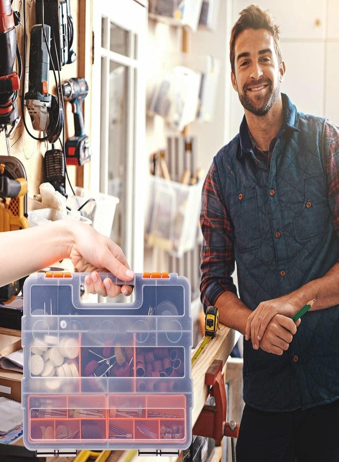 GION Multi Compartments Tool Box for Tools Storage // Tool Kit Box for Garage and Home // Tool Box without Tools Plastic Hand-Away Tools Box (1Pcs) - Image 4